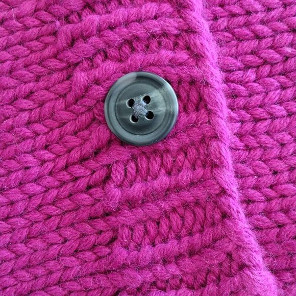 Moda International Purple Button Down Knitted Cardigan - Picture 9 of 12